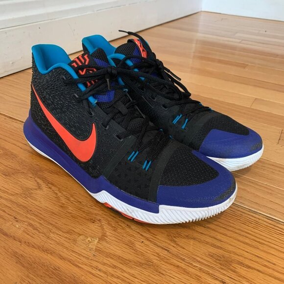 Nike Mens Black Blue Red Kyrie 3 Kyrache - Picture 5 of 11